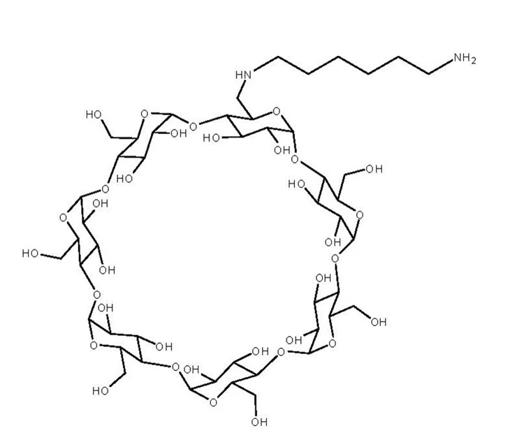 Mono-(6-(1,6-hexamethylenediamine)-6-deoxy)-beta-Cyclodextrin